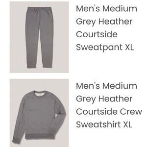 PACT organic cotton Cozy Gray Sweatshirt + Sweatpants